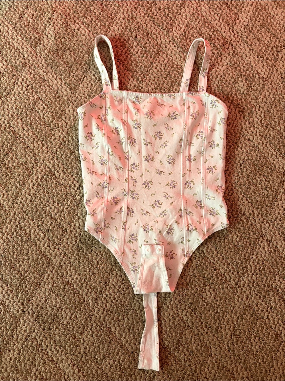 H&M Purple Floral Girls' Bodysuit One-Piece